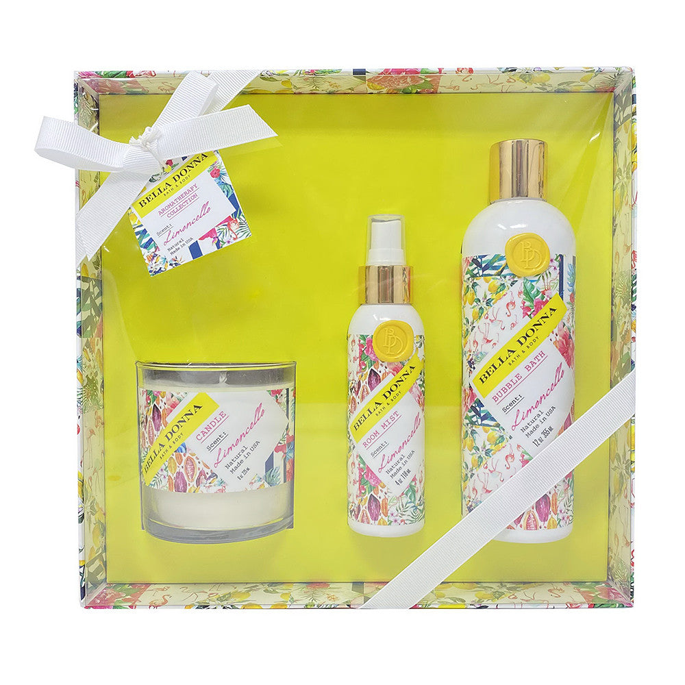 Bella Donna Bella Aromatherapy Gift Set, Limoncello, 3 Ea